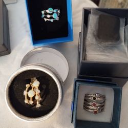 Sterling Silver Stackable Rings Each Set Sold Separately 
