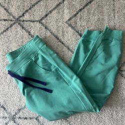 Figs Women’s Medium Petite M/P Surgical Green Zamora Joggers PO1918 EUC