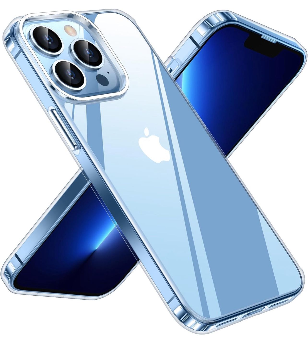 iPhone 13 Pro Max Case Clear Ultra Slim Thin Transparent Anti-Yellowing