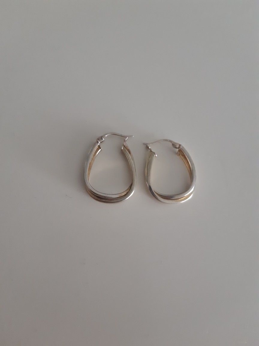 925 STERLING SILVER HOOPS