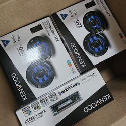 Brand new Kenwood marine audio system – never installed.