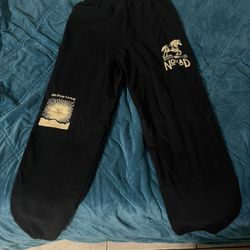 NOMAD Black Joggers Sweatpants Unisex Adult ( Size Small)