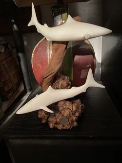 John perry shark statue