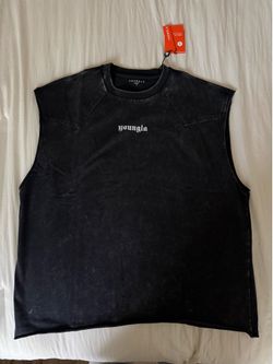 YoungLA sleeveless shirt  cut-offs Size Small