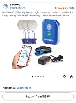 Pain relief with BioWave Go