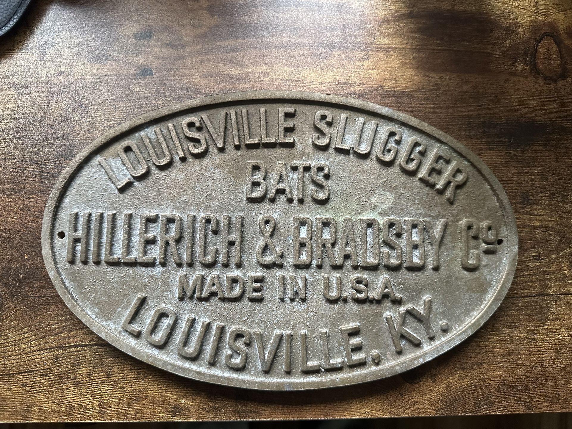Louisville Slugger Sign Original 