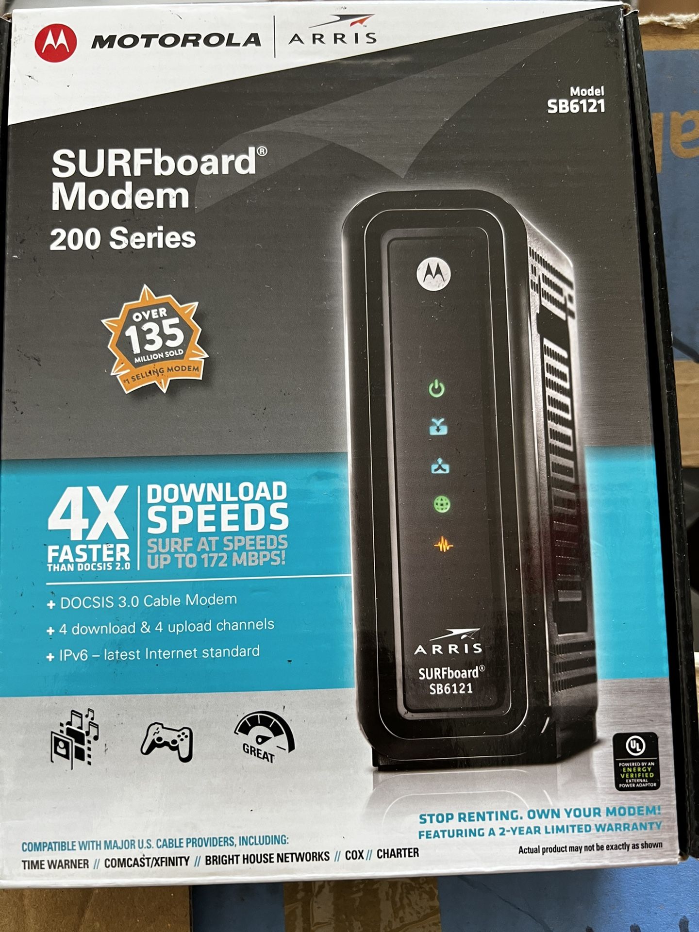 motorola aries surfboard model sb6121