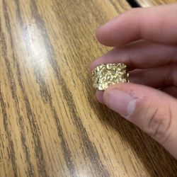 10k Gold Nugget Ring