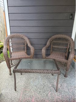 Outdoor Wicker Set