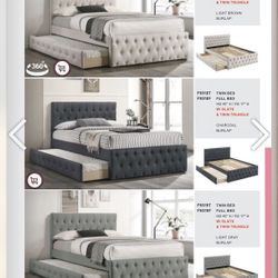 Full/twin Bed With Mattress 