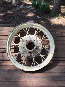 Antique set of rims ford model A (4 total)