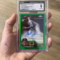 2023 Topps Chrome Update Ke’Bryan Hayes Green Refractor Auto /99 #AC-KH