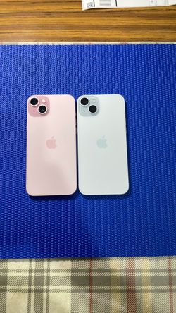 Iphone 15+ unlocked 512gb pink-blue