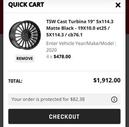 TSW Turbina 19”s 5x114.3