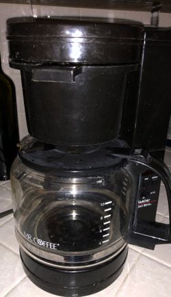 Mr. Coffee 10 cup coffee makers with filter black