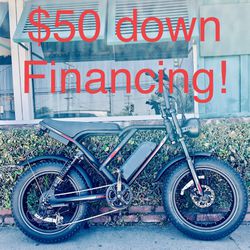 💰$50 Down Ez Financing ⚡️🚴👍Brand New Smooth Rider Electric Ebike 30 Mph  Long Range 🍾👍