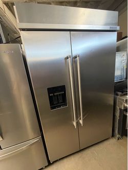 48” KITCHENAID BUILT IN STAINLESS STEEL REFRIGERATOR