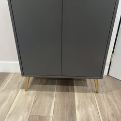 Grey Gold Dresser Chest Sideboard