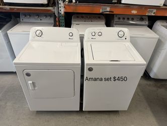 Amana Washer Dryer Set