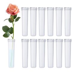60pc clear plastic floral water tubes