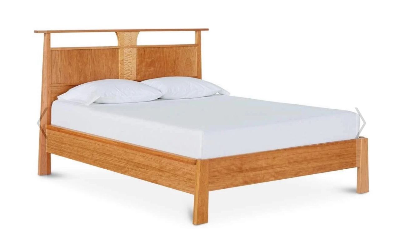Dania king Bed Frame Wood Castle Reflections