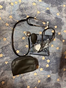 Stethoscope and blood pressure cuff