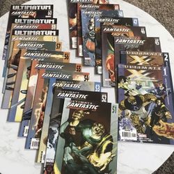 💎RARE BUNDLE OF 18 ULTIMATE X MEN FANTASTIC FOUR 18 COMICS. NEAR MINT 💥🔥