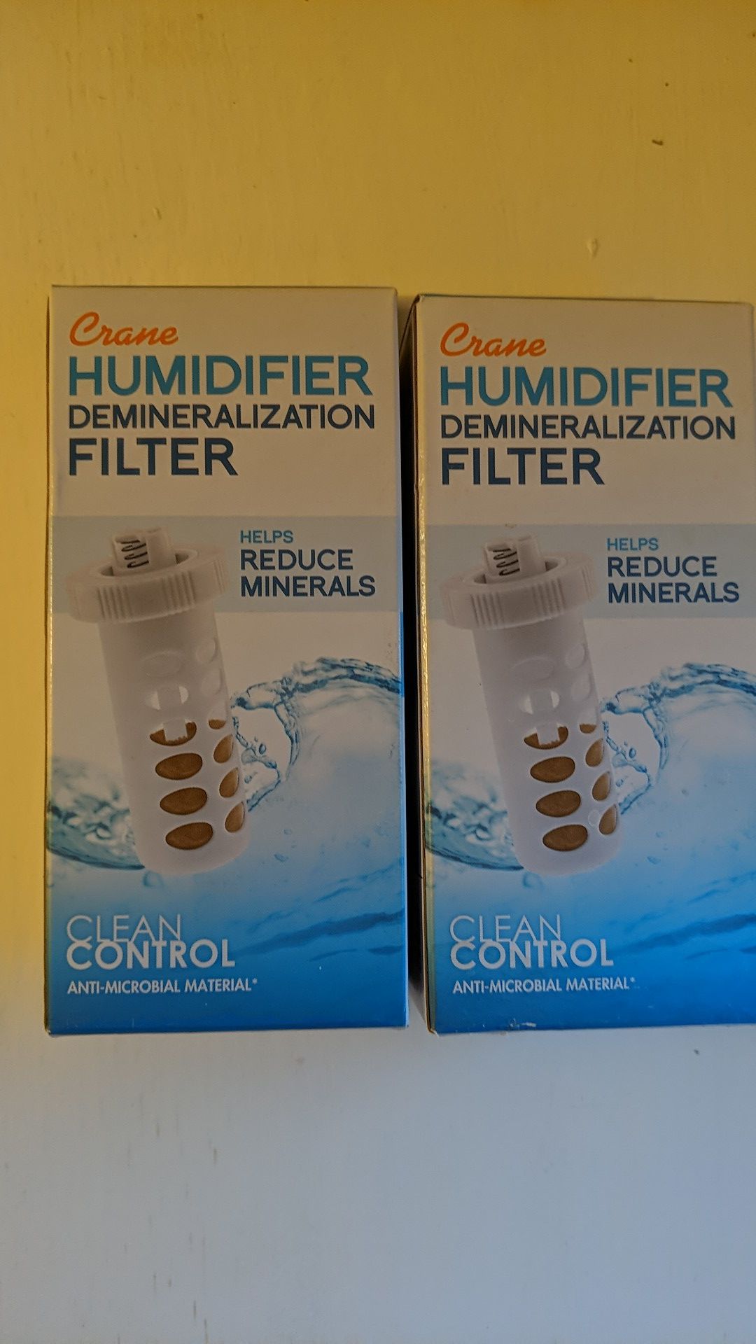 2 Crane Humidifier Demineralization Filters