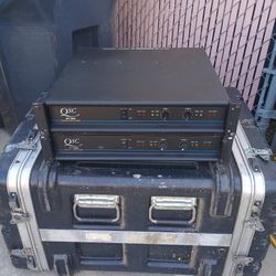 2 Power Amplifier Qsc Professional stereo 1500a