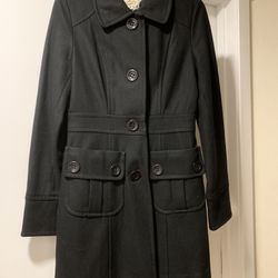 Tulle Peacoat.  (xs) Anthropologie 