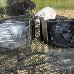 02-05 Dodge Ram Smoke Clear Reflector Headlights