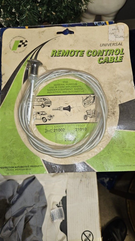 Nos 6 foot control cable choke boat car truck tractor lawn mower go cart