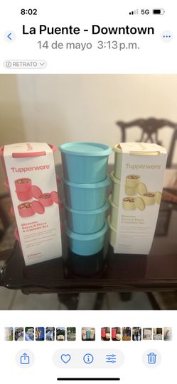 Set De 4 Piezas Tupperware Nuevos