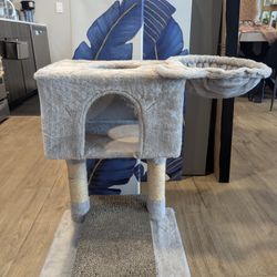 Cat Tree short With Scratching Pad