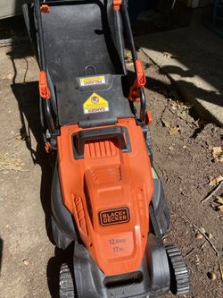 Black And Decker Electric Lawn Mower
