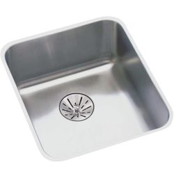 Elkay ELUHAD111655PD Lustertone Classic Single Bowl Undermount Stainless Steel ADA Sink with Perfect Drain