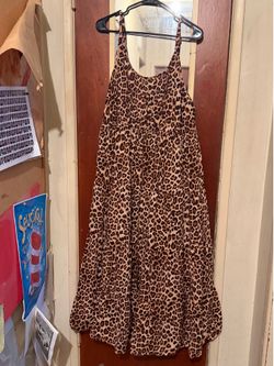 Torrid leopard tiered dress 3x