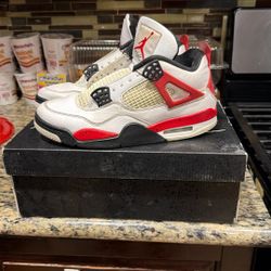 Jordan 4 Red Cements  