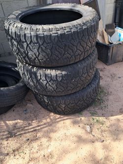 Set of 4 Used All-Terrain Tires
