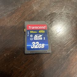Transcend 32GB SD card 60 MB/s 400x SDHC I 