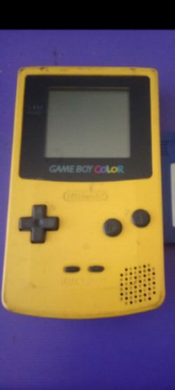 Gameboy color yellow