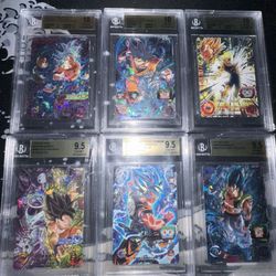 Super Dragon Ball Heros BGS  Secret Rares Graded Lot