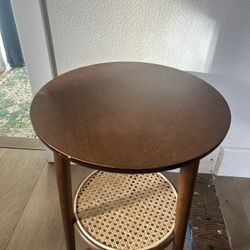 Wooden Round Side Table