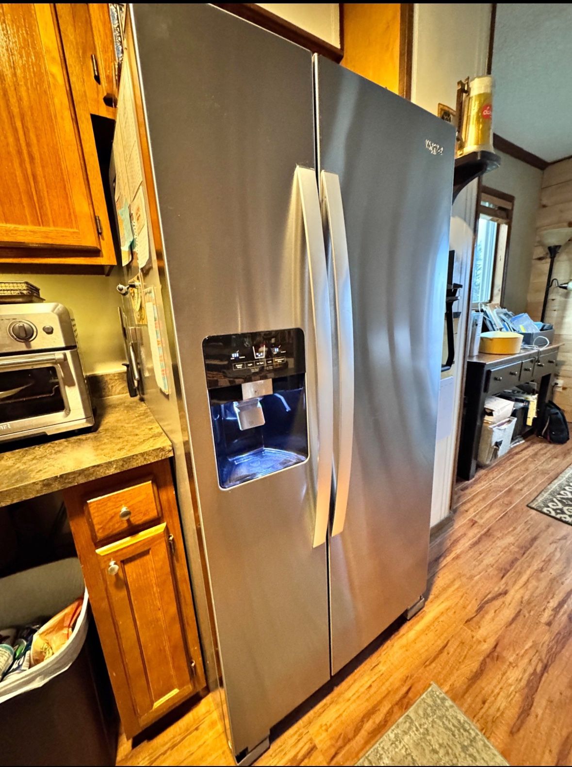 Whirlpool 21.4CF Side by Side Stainless Steel Fridge