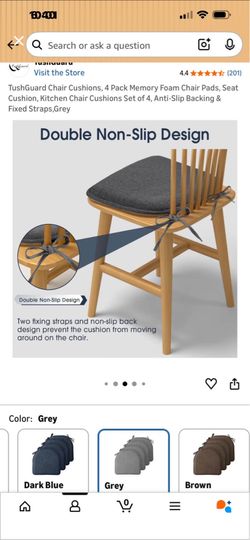 Chair cushions
