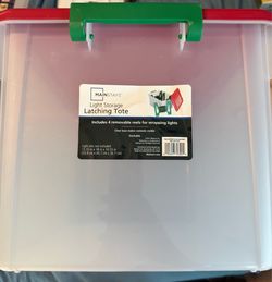 Mainstays Light Storage Latching Tote