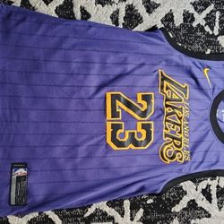 Nike NBA LA Lakers STATEMENT EDITION LEBRON JAMES JERSEY 