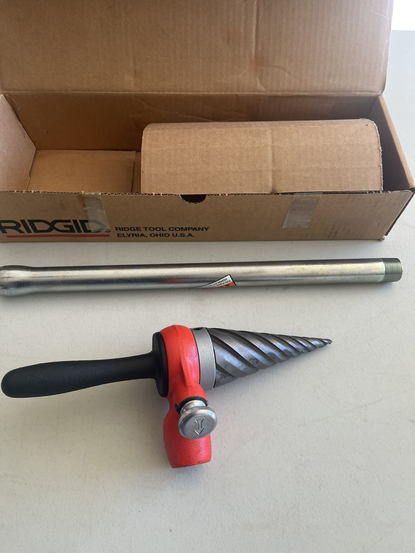 RIDGID Spiral Ratchet Pipe Reamer