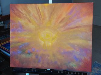 One of a kind canvas painting