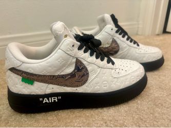 Custom LV-Inspired Nike Air Force 1 | Size 8 Women’s